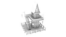 古木屋 木房子maya模型