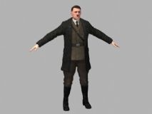 阿道夫希特勒的人物模型