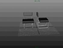 家用椅子maya制作
