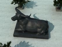 铁牛雕塑