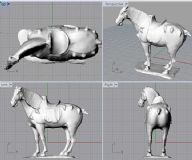 唐三彩,马的模型