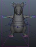 老鼠3D模型带绑定