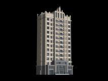 欧式住宅大楼3D模型