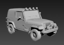 Jeep   牧马人obj模型