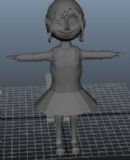 小女孩maya模型