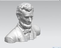 林肯雕像,可3D打印