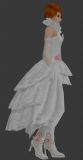 动漫美女婚纱3D模型