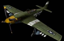 p-51战斗机3D模型