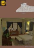 普通酒店房间3D模型