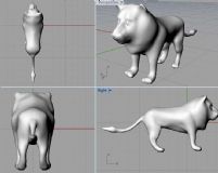 lion狮子模型,可3D打印