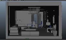 室内场景maya2011模型