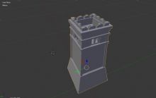 Tower - Wall Tower壁塔3D模型