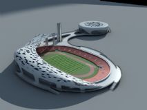 露天体育场3D模型