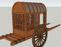 马车su模型,古代的交通工具