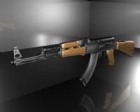 AK枪械maya模型