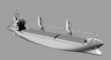 集装箱船3dm模型