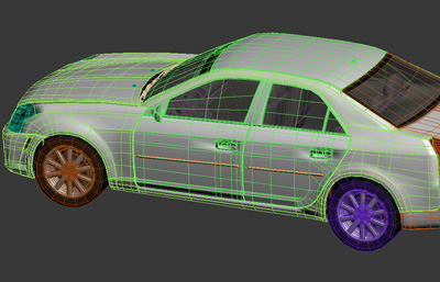 凯迪拉克CTS汽车3D模型