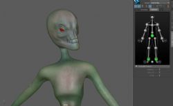 软体外星人maya模型