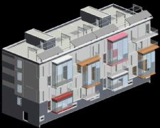 多层住宅楼3D模型