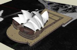 悉尼歌剧院su模型