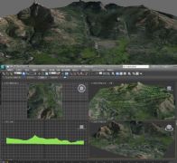 大山岭,大峡谷3D模型