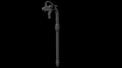 龙头权杖,蛇头法杖maya模型