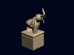 大象喷水雕像