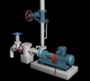 消防泵3D模型