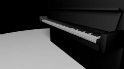 钢琴c4d模型