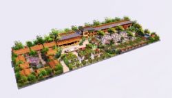 生态餐厅景观(无数木,单建筑)