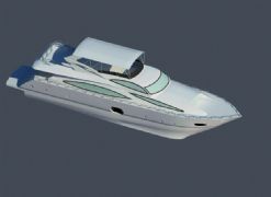 游艇3D模型