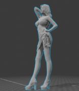 比基尼美女模特福利3D打印文件