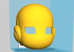 人物脸面具3D打印模型