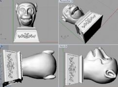 猴头,猴首,圆明园十二兽首3D打印文件