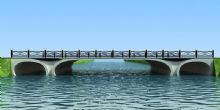 拱桥,景观桥3D模型