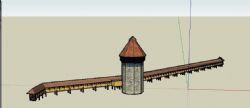 卡佩尔木桥su模型