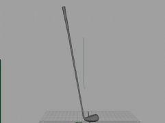 高尔夫球棒,球杆maya模型