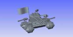 双管坦克3D打印文件