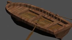 小木船3D模型