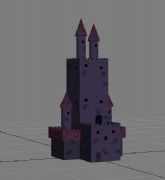 城堡max模型简模