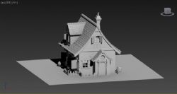 小别墅max模型