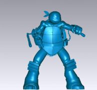 米开朗琪罗/麦奇Mikey-忍者神龟3D打印文件