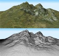 山势,山地,山峰3D模型