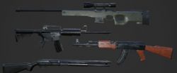 AK-47,M4等五项现代武器