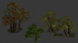 游戏设计中可以用到的树木素材