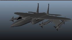 F15飞机maya模型