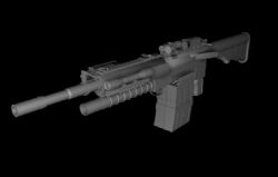 半自动步枪max2016模型