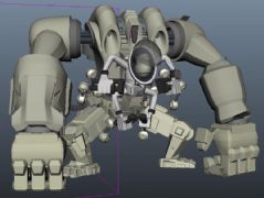 猩猩机器人Maya模型