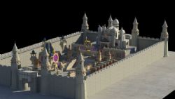 龙之谷城堡游戏场景