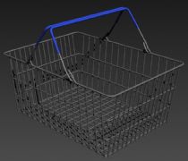 超市购物篮max,fbx格式